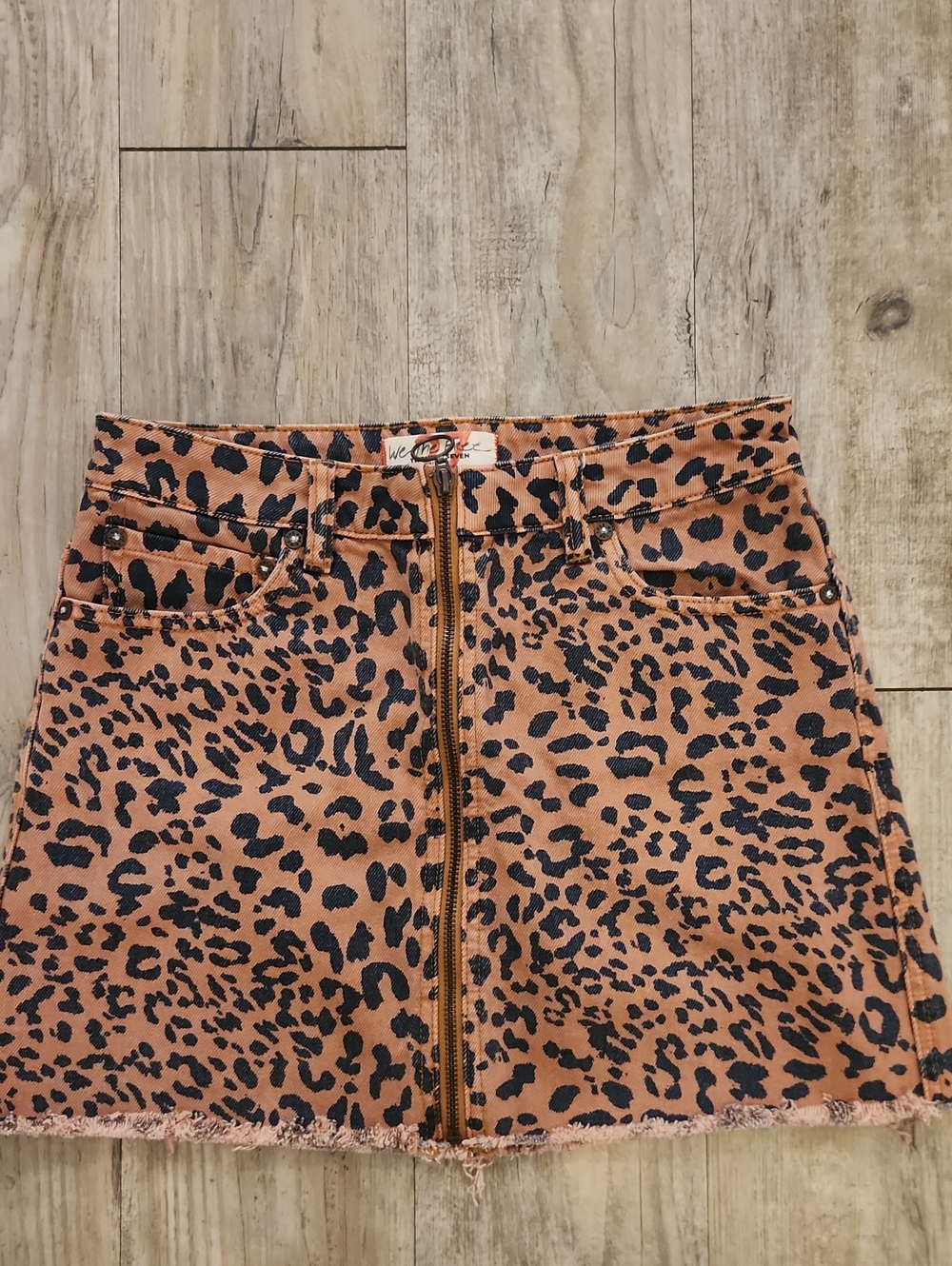 Free People We The Free Leopard Print Skirt